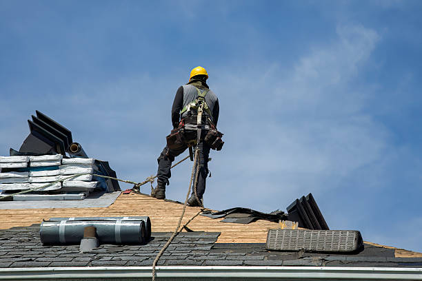 Professional Roof Installation technician working in Weston, TX